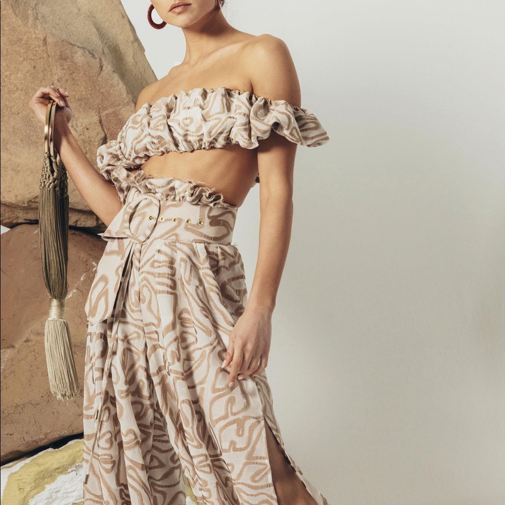NWT Cult Gaia Lyndi Print Harem Pants